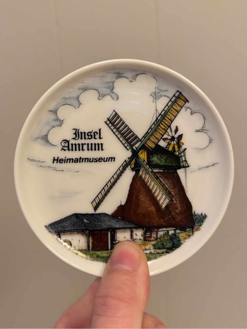 Butter Pat size Trinket Dish German